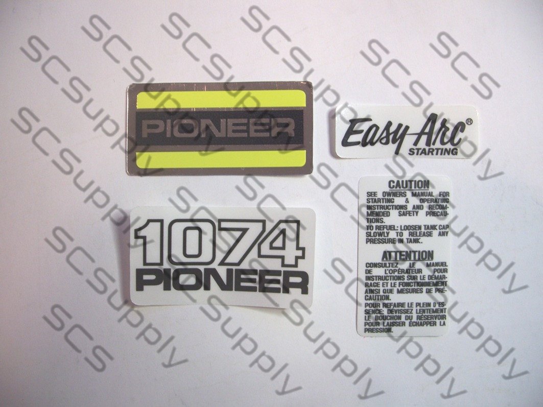 Pioneer Model 1074 Manual
